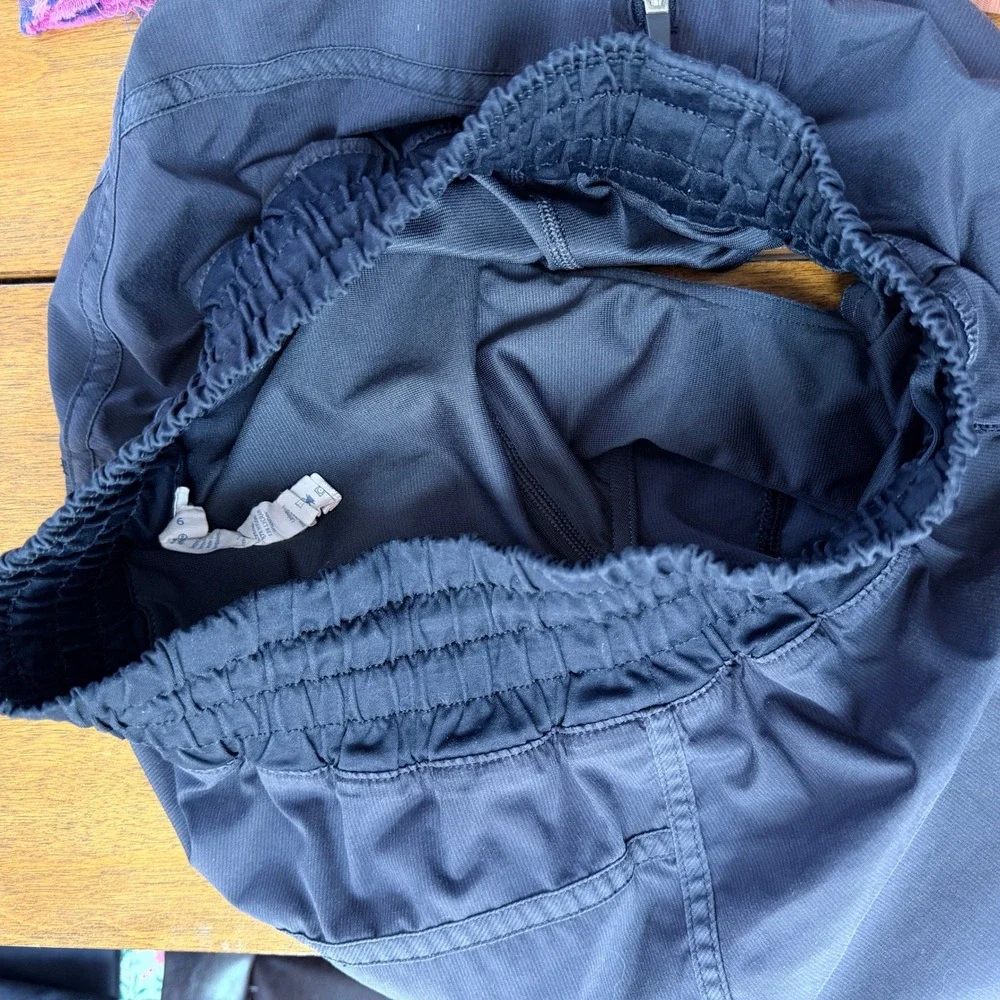 Lululemon Run Track Attack Running Shorts Black Athletic Women's Size 6